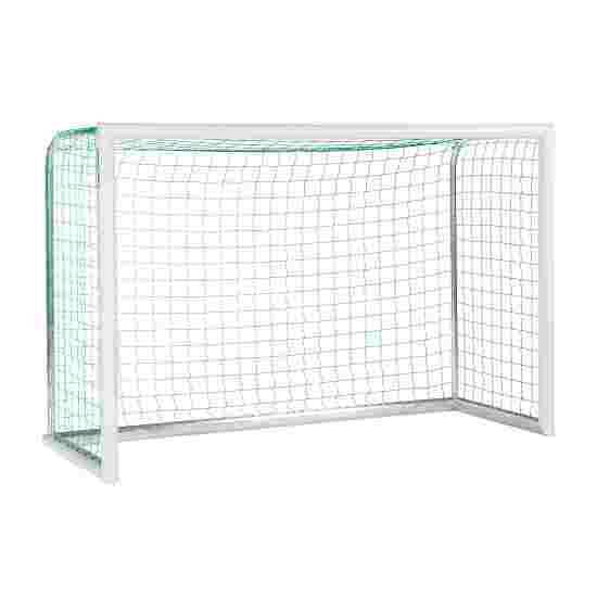 Sport-Thieme Mini-Fussballtor &quot;Professional Kompakt&quot;, Weiss-Pulverbeschichtet 2,40x1,60 m, Inkl. Netz, grün (MW 10 cm)