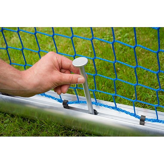 Sport-Thieme Minibut d'entraînement en alu « Professional » Filet inclus, vert (mailles 10 cm), 1,20x0,80 m, profondeur 0,70 m