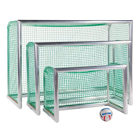 Sport-Thieme Minibut d'entraînement en alu « Professional » Filet inclus, vert (mailles 4,5 cm), 1,20x0,80 m, profondeur 0,70 m