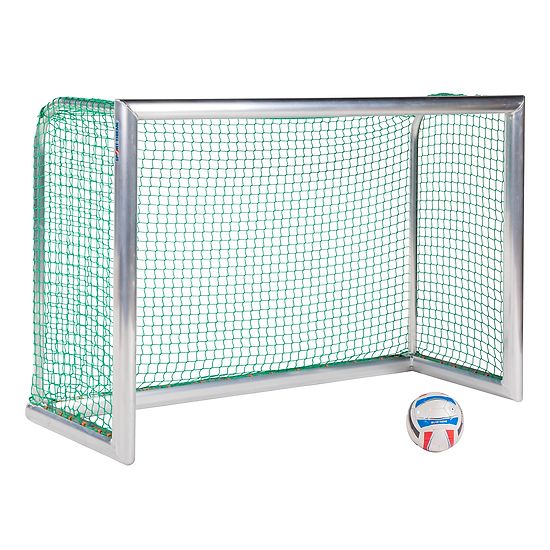 Sport-Thieme Minibut d'entraînement en alu « Professional » Filet inclus, vert (mailles 4,5 cm), 1,80x1,20 m, profondeur 0,70 m