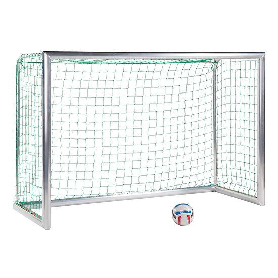 Sport-Thieme Minibut d'entraînement en alu « Professional » Filet inclus, vert (mailles 10 cm), 2,40x1,60 m, profondeur 1,00 m