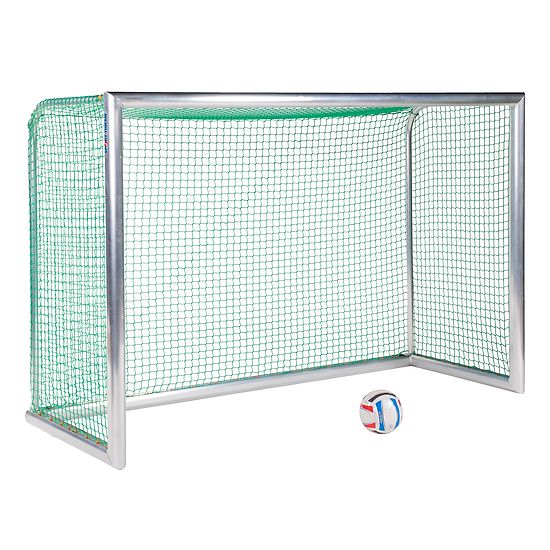 Sport-Thieme Minibut d'entraînement en alu « Professional » Filet inclus, vert (mailles 4,5 cm), 2,40x1,60 m, profondeur 1,00 m