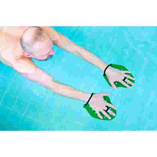 Sport-Thieme Schwimmpaddles &quot;Swim-Power&quot; Grösse S, 19x16 cm, Grün