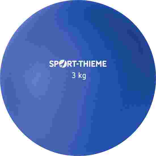 Sport-Thieme Stosskugel aus Kunststoff 3 kg, Blau, ø 121 mm