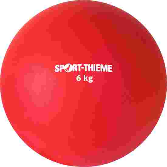 Sport-Thieme Stosskugel aus Kunststoff 6 kg, Rot ø 140 mm