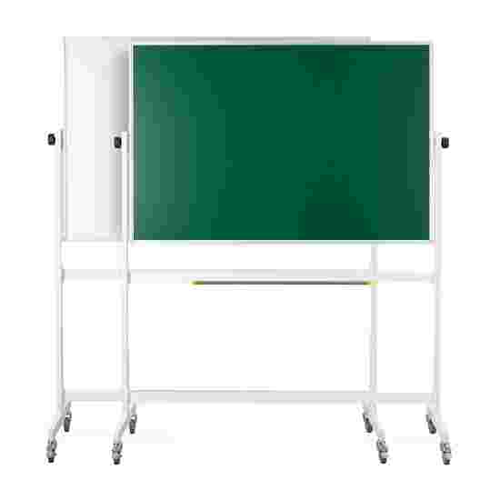 Sport-Thieme Tableau pivotant « mobile » Tableau blanc/tableau noir, 150x100 cm