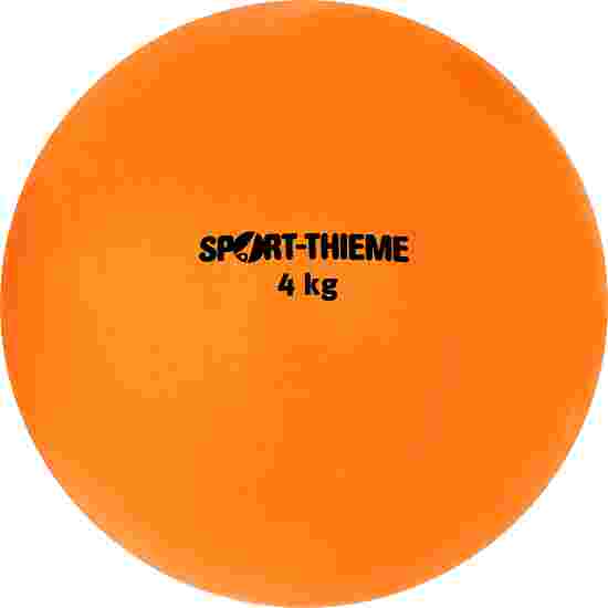 Sport-Thieme Trainings-Stosskugel &quot;Kunststoff&quot; 4 kg, Orange, ø 134 mm
