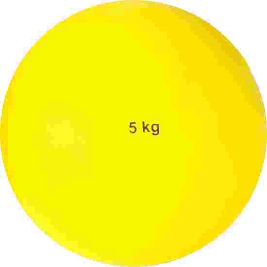 Sport-Thieme Trainings-Stosskugel &quot;Kunststoff&quot; 5 kg, Gelb ø 135 mm
