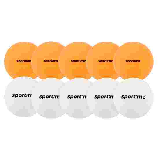 Sportime Kickerbälle-Set &quot;Guardian&quot; 5 Stück Weiss und 5 Stück Gelb