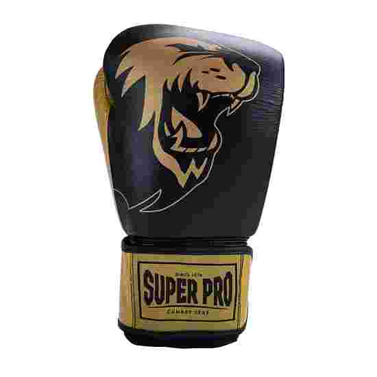 Super Pro Boxhandschuhe &quot;Undisputed&quot; Schwarz-Gold, Grösse S