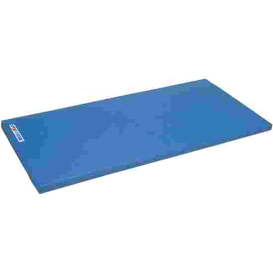 Tapis de gymnastique Sport-Thieme « Spécial », 200x125x6 cm Basique, Tissu de tapis de gymnastique bleu