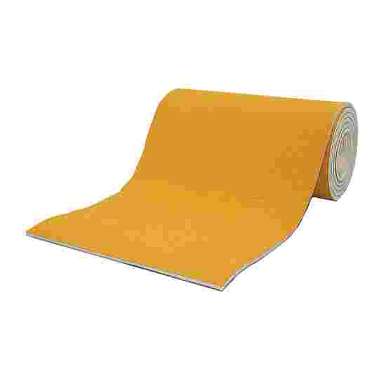 Tapis enroulable Sport-Thieme « Super », par mètre courant 150 cm de large, jaune orangé, 25 mm