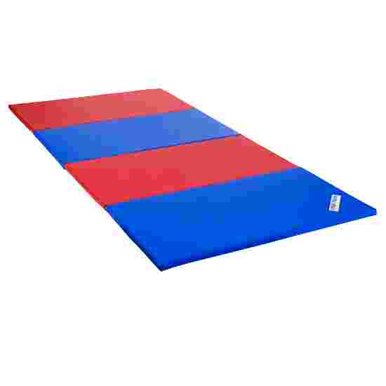 Tapis pliables Sport-Thieme « Basic » 240x120x3 cm, Bleu-rouge