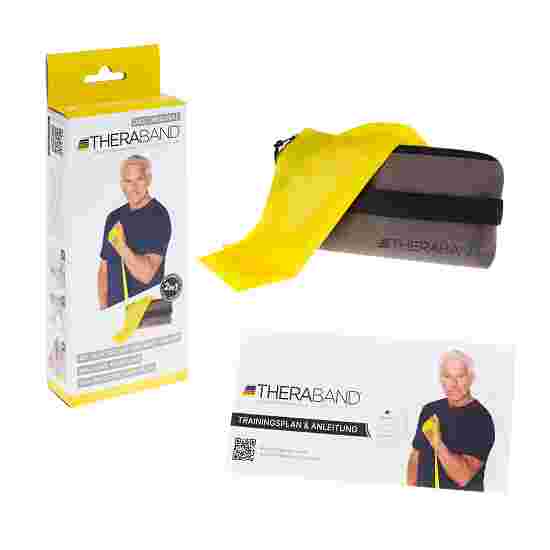 TheraBand 250 cm in Reissverschlusstasche Gelb, leicht