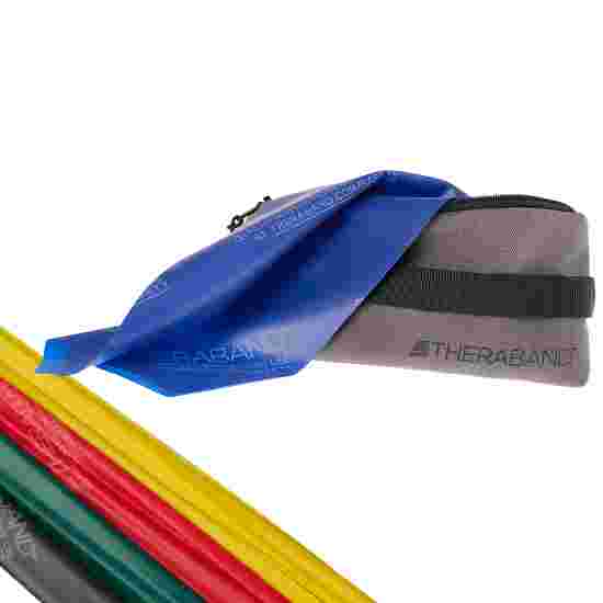 TheraBand 250 cm in Reissverschlusstasche Blau, extra stark