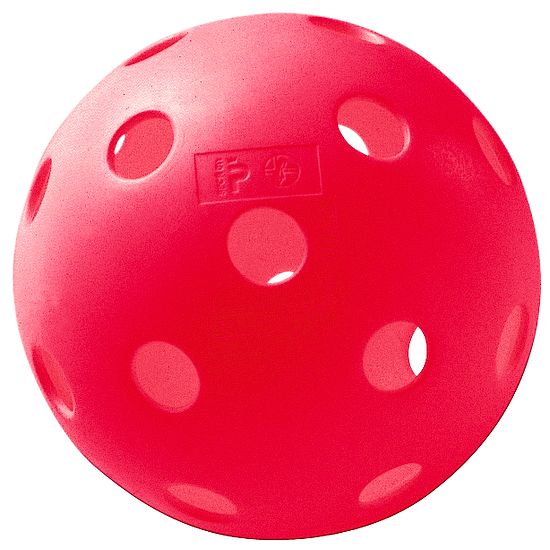 Unihockey-Wettspielball Rot