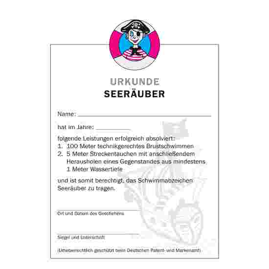Urkunde &quot;Seeräuber&quot;