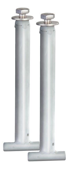 Ancrage au sol pour mini buts d'entraînement en alu