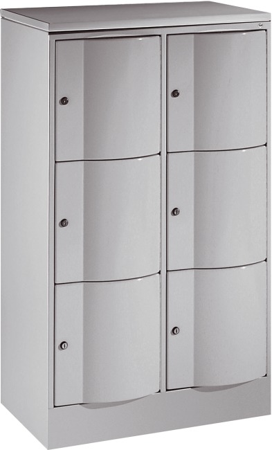 Schliessfachschrank „S 5000 Resisto“ mit 6 Fächern