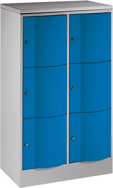 Schliessfachschrank „S 5000 Resisto“ mit 6 Fächern