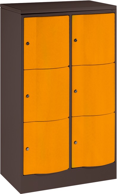 Schliessfachschrank „S 5000 Resisto“ mit 6 Fächern