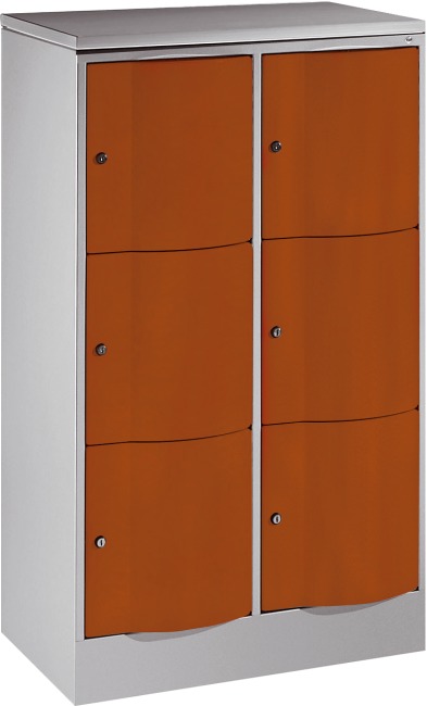 Schliessfachschrank „S 5000 Resisto“ mit 6 Fächern