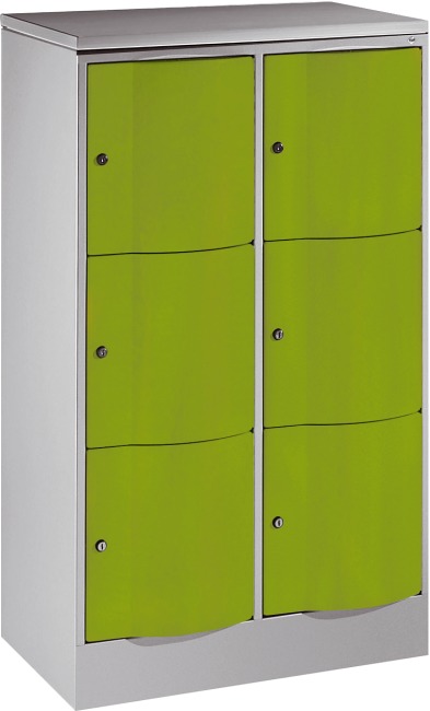 Schliessfachschrank „S 5000 Resisto“ mit 6 Fächern