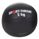 Sport-Thieme Medizinball
 "Schwarz" 2 kg, ø 22 cm