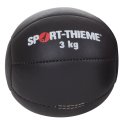 Medecine ball Sport-Thieme « Noir » 3 kg, ø 22 cm