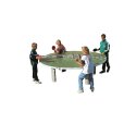 Sport-Thieme Table de tennis de table en béton polymère « Rondo » Anthracite