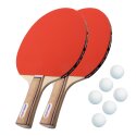 Sport-Thieme® Tischtennisschläger-Set "Paris" Bälle Weiss