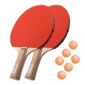 Sport-Thieme® Tischtennisschläger-Set "Paris" Bälle Orange