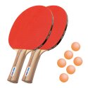 Sport-Thieme® Tischtennisschläger-Set "Rom" Bälle Orange