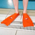 Sport-Thieme Gummi-Schwimmflossen 34–35, 36 cm, Orange