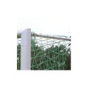 Sport-Thieme Alu-Fussballtor, 7,32x2,44 m, verschraubte Gehrung, in Bodenhülsen stehend Mattsilber eloxiert