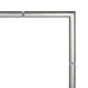 Sport-Thieme But en aluminium, 7,32x2,44 m, coins soudés, avec fixation par fourreaux Rail de fixation de filet