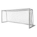 But junior Sport-Thieme® en aluminium, 5x2 m, transportable