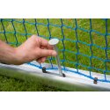 Sport-Thieme Mini-Fussballtor mit anklappbaren Netzbügeln 1,20x0,80 m, Tortiefe 0,70 m, Inkl. Netz, grün (MW 10 cm)