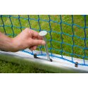 Mini but Sport-Thieme®, avec supports de filet rabattables 1,20x0,80 m, profondeur 0,70 m, Filet inclus, vert (mailles 10 cm)