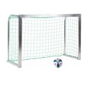 Sport-Thieme Mini-Fussballtor mit anklappbaren Netzbügeln 1,80x1,20 m, Tortiefe 0,70 m, Inkl. Netz, grün (MW 10 cm)