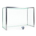 Sport-Thieme Mini-Fussballtor mit anklappbaren Netzbügeln 2,40x1,60 m, Tortiefe 1,00 m, Inkl. Netz, grün (MW 10 cm)