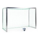 Mini but Sport-Thieme®, avec supports de filet rabattables 2,40x1,60 m, profondeur 1,00 m, Filet inclus, vert (mailles 10 cm)