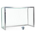 Sport-Thieme Mini-Fussballtor vollverschweisst 2,40x1,60 m, Tortiefe 1,00 m, Inkl. Netz, grün (MW 10 cm)