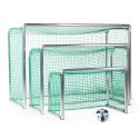 Sport-Thieme Mini-Fussballtor "Protection" 1,20x0,80 m, Tortiefe 0,70 m, Inkl. Netz, grün (MW 4,5 cm)