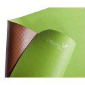 Tapis de yoga Calyana® « Prime » Vert citron/noisette