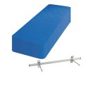 Sport-Thieme Kit de nattes de gymnastique « Fit&Fun » Bleu