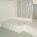 Rompa Musikwasserbett 100x200x50 cm hoch, Mit 2 Pulsgebern