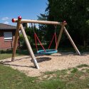 Huck Seiltechnik Balançoire nid d’oiseau en sapin de Douglas Hauteur de suspension 200 cm
