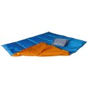 Couverture lourde/lestée Enste 90x72 cm / Orange-Bleu, Enveloppe extérieure Suratec, 90x72 cm / Orange-Bleu, Enveloppe extérieure Suratec