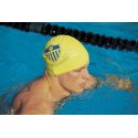 Sport-Thieme bedruckbare Schwimmkappe „Silikon“ Schwarz, Beidseitig